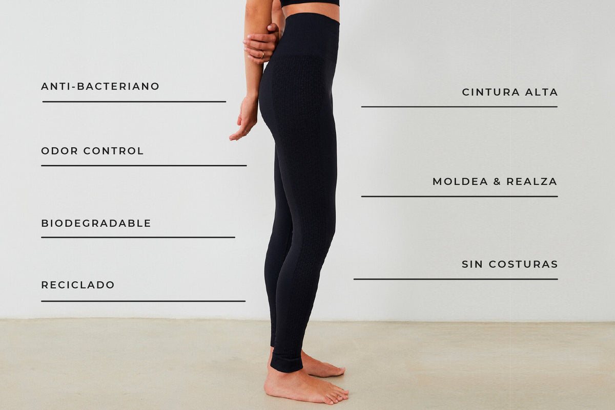 Especificaciones técnicas leggings yoga mujer marca NOY